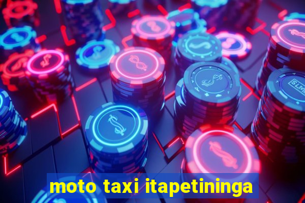 moto taxi itapetininga